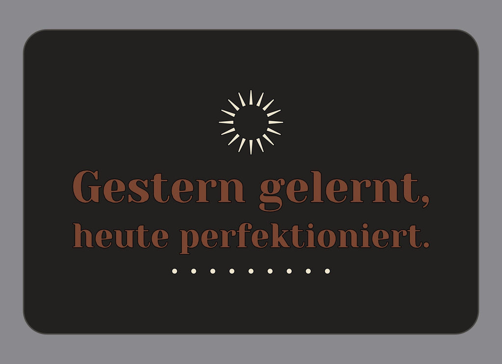 Display-Abdeckung passend für Thermomix TM7 – Gestern gelernt, heute perfektioniert. | mehrfarbig, Wunschfarbe möglich