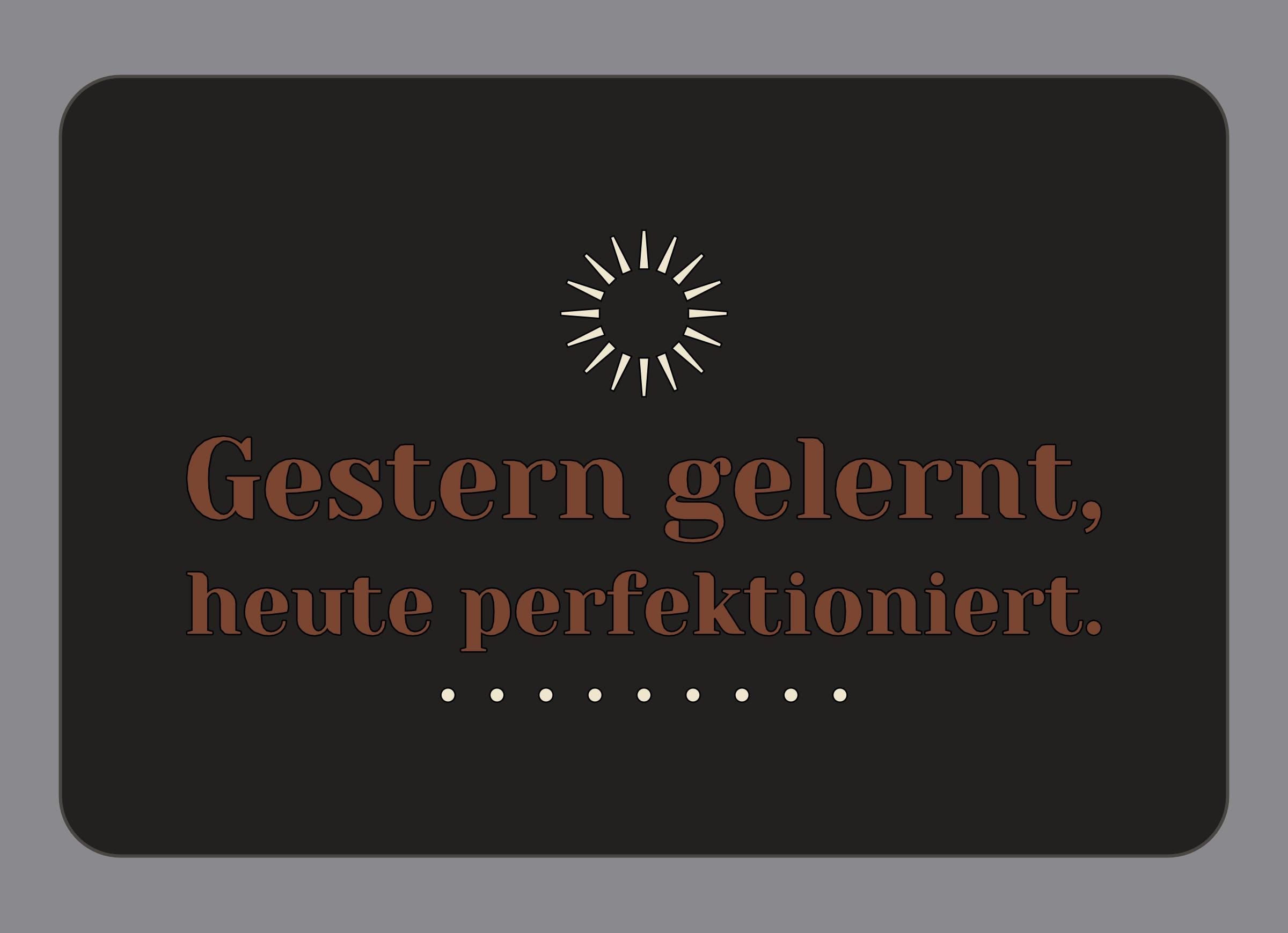 Display-Abdeckung passend für Thermomix TM7 – Gestern gelernt, heute perfektioniert. | mehrfarbig, Wunschfarbe möglich