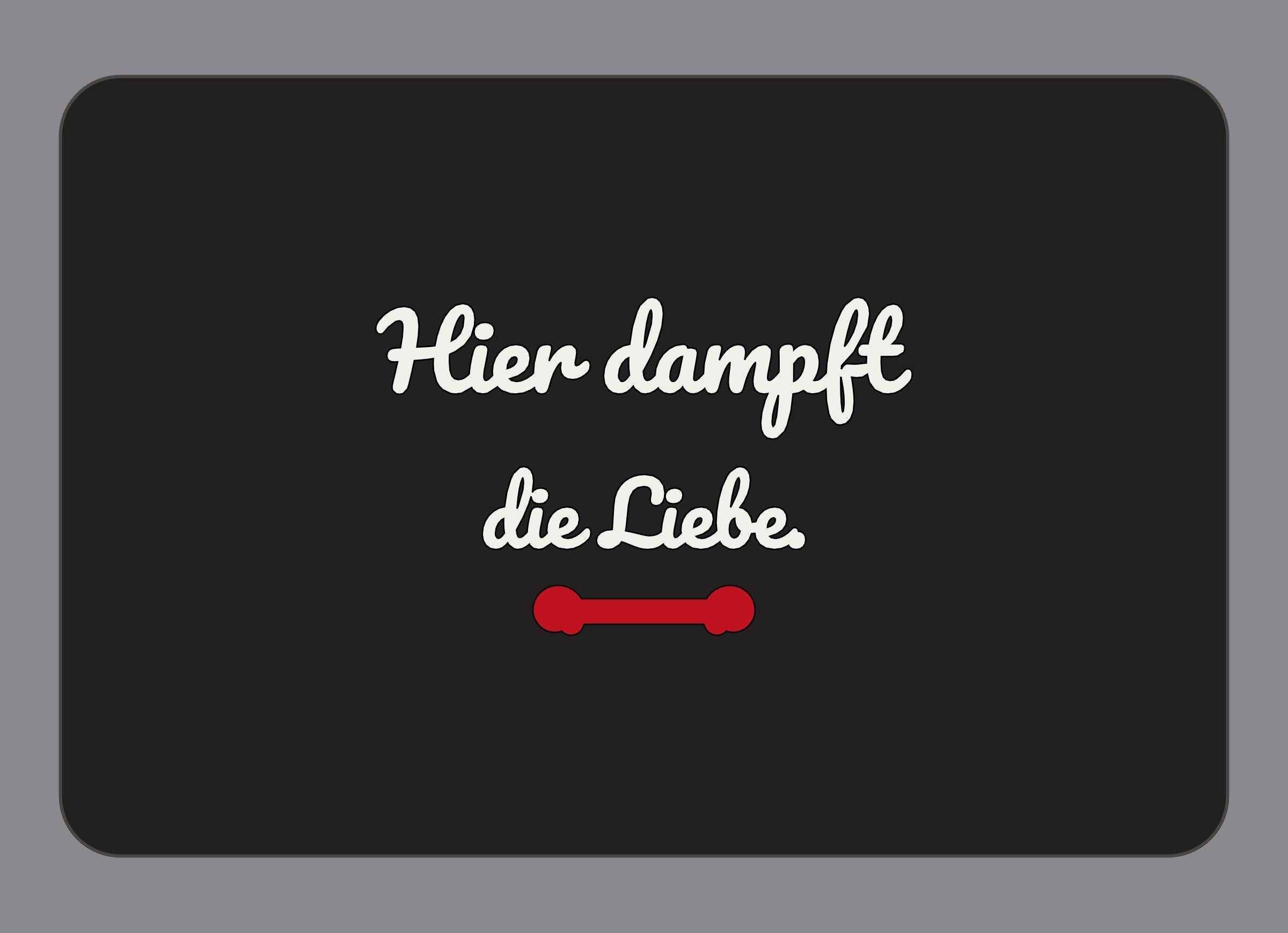 Display-Abdeckung passend für Thermomix TM7 – Hier dampft die Liebe. | mehrfarbig, Wunschfarbe möglich