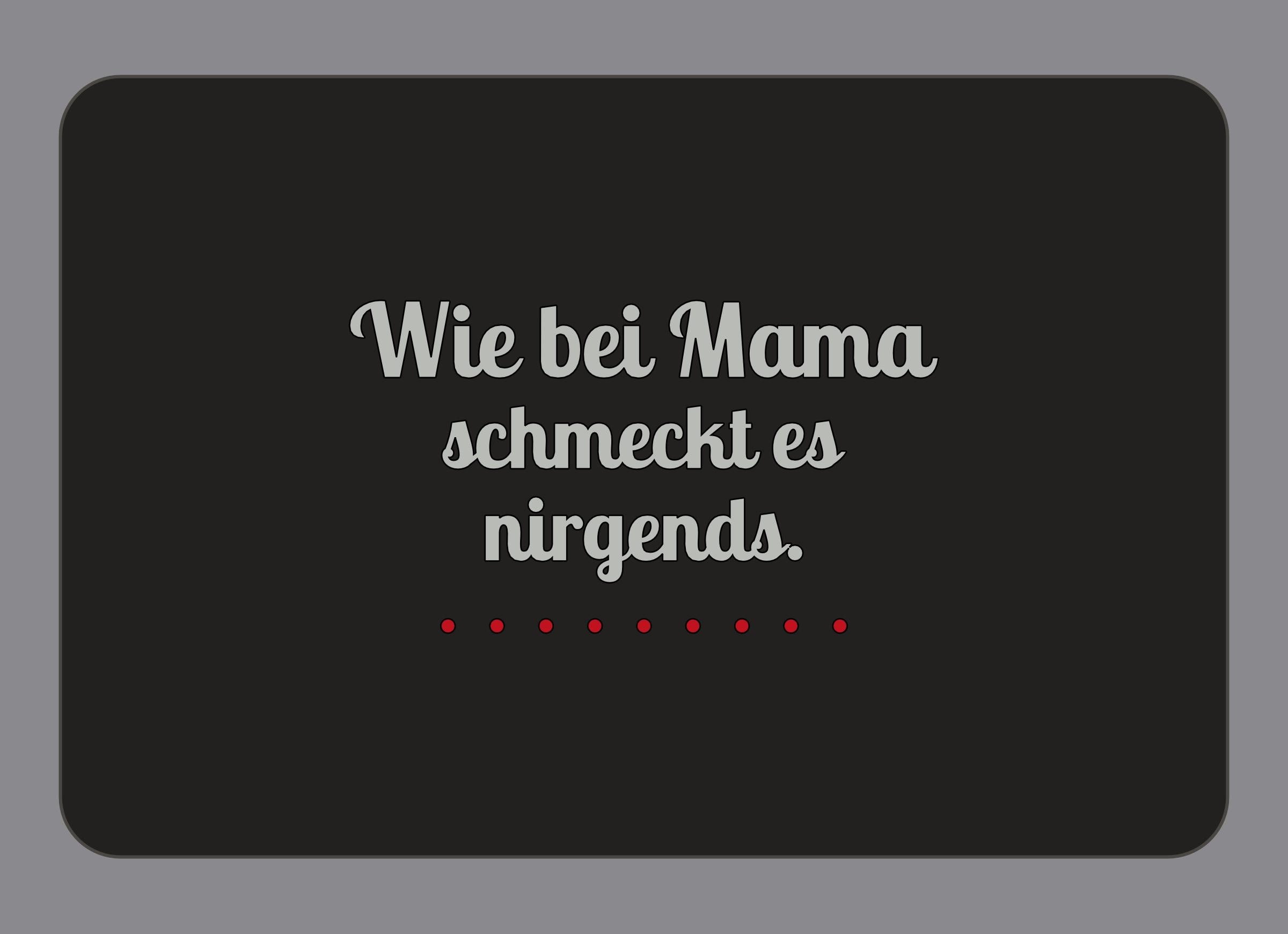 Display-Abdeckung passend für Thermomix TM7 – Wie bei Mama schmeckt es nirgends. | mehrfarbig, Wunschfarbe möglich