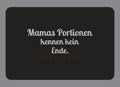 Display-Abdeckung passend für Thermomix TM7 – Mamas Portionen kennen kein Ende. | mehrfarbig, Wunschfarbe möglich