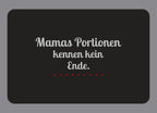 Display-Abdeckung passend für Thermomix TM7 – Mamas Portionen kennen kein Ende. | mehrfarbig, Wunschfarbe möglich