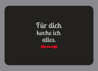 Display-Abdeckung passend für Thermomix TM7 – Für dich koche ich alles. | mehrfarbig, Wunschfarbe möglich