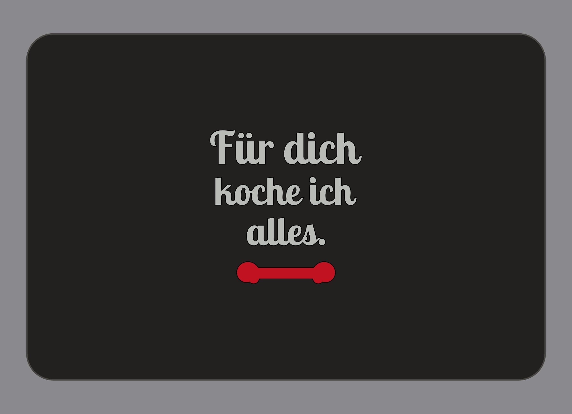 Display-Abdeckung passend für Thermomix TM7 – Für dich koche ich alles. | mehrfarbig, Wunschfarbe möglich