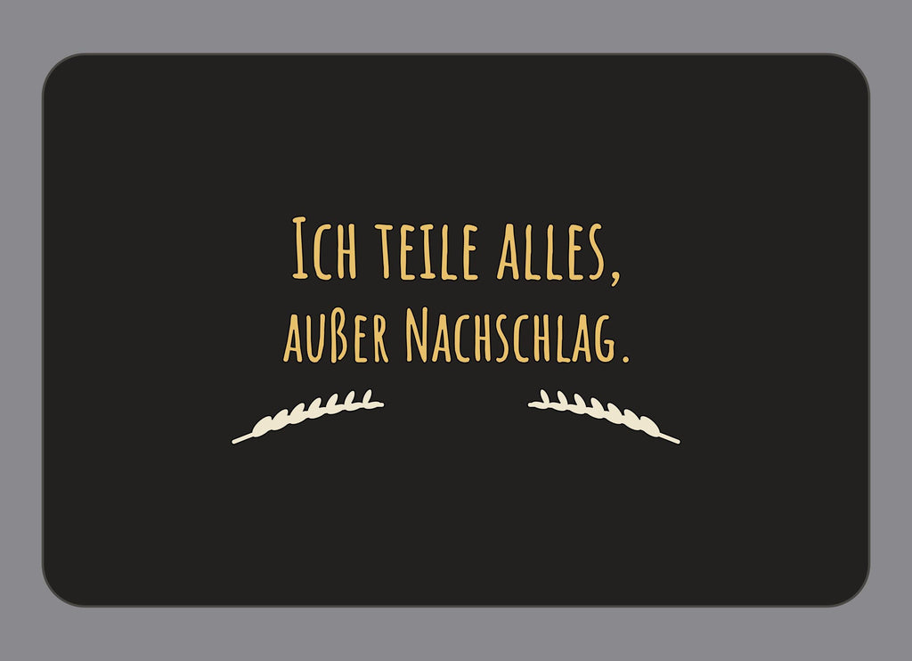 Display-Abdeckung passend für Thermomix TM7 – Ich teile alles, außer Nachschlag. | mehrfarbig, Wunschfarbe möglich
