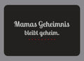 Display-Abdeckung passend für Thermomix TM7 – Mamas Geheimnis bleibt geheim. | mehrfarbig, Wunschfarbe möglich