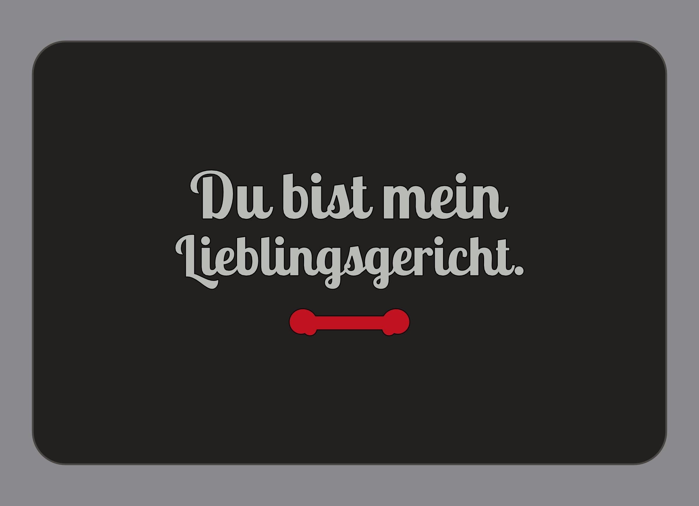 Display-Abdeckung passend für Thermomix TM7 – Du bist mein Lieblingsgericht. | mehrfarbig, Wunschfarbe möglich
