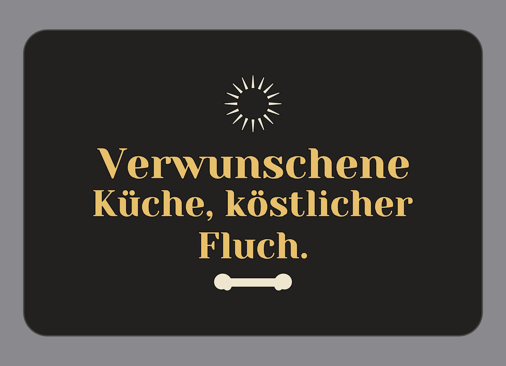 Display-Abdeckung passend für Thermomix TM7 – Verwunschene Küche, köstlicher Fluch. | mehrfarbig, Wunschfarbe möglich