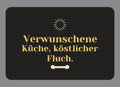 Display-Abdeckung passend für Thermomix TM7 – Verwunschene Küche, köstlicher Fluch. | mehrfarbig, Wunschfarbe möglich