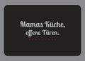 Display-Abdeckung passend für Thermomix TM7 – Mamas Küche, offene Türen. | mehrfarbig, Wunschfarbe möglich