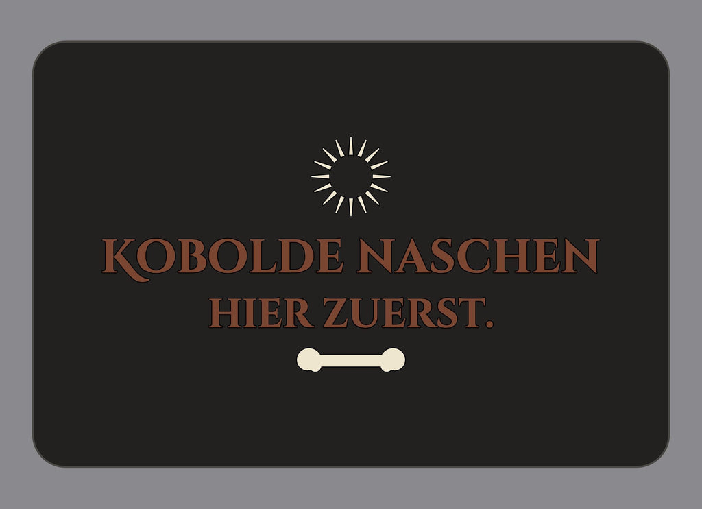 Display-Abdeckung passend für Thermomix TM7 – Kobolde naschen hier zuerst. | mehrfarbig, Wunschfarbe möglich