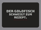 Display-Abdeckung passend für Thermomix TM7 – Der Goldfisch schweigt zum Rezept. | mehrfarbig, Wunschfarbe möglich