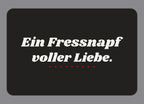 Display-Abdeckung passend für Thermomix TM7 – Ein Fressnapf voller Liebe. | mehrfarbig, Wunschfarbe möglich