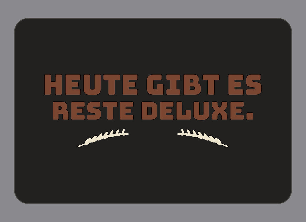 Display-Abdeckung passend für Thermomix TM7 – Heute gibt es Reste deluxe. | mehrfarbig, Wunschfarbe möglich