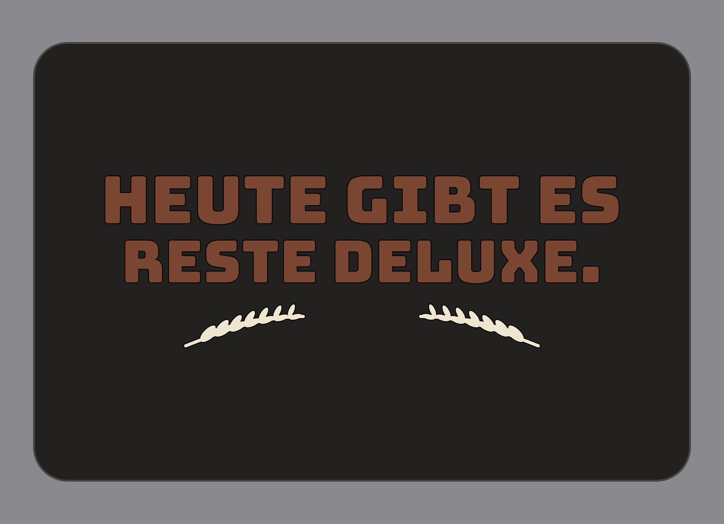 Display-Abdeckung passend für Thermomix TM7 – Heute gibt es Reste deluxe. | mehrfarbig, Wunschfarbe möglich