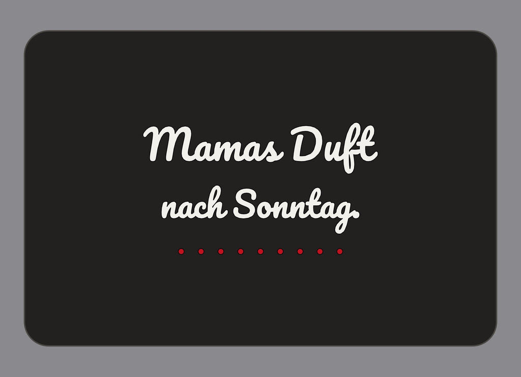 Display-Abdeckung passend für Thermomix TM7 – Mamas Duft nach Sonntag. | mehrfarbig, Wunschfarbe möglich