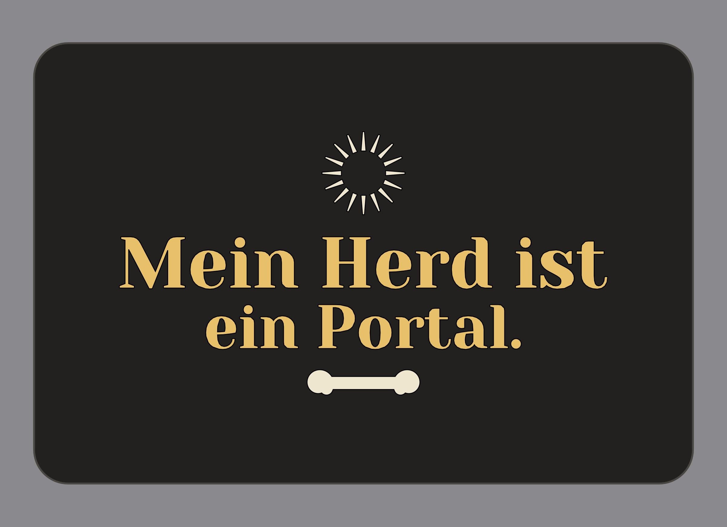 Display-Abdeckung passend für Thermomix TM7 – Mein Herd ist ein Portal. | mehrfarbig, Wunschfarbe möglich