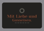 Display-Abdeckung passend für Thermomix TM7 – Mit Liebe und Gusseisen. | mehrfarbig, Wunschfarbe möglich