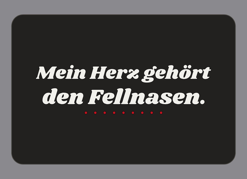 Display-Abdeckung passend für Thermomix TM7 – Mein Herz gehört den Fellnasen. | mehrfarbig, Wunschfarbe möglich