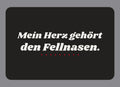 Display-Abdeckung passend für Thermomix TM7 – Mein Herz gehört den Fellnasen. | mehrfarbig, Wunschfarbe möglich