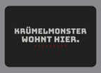 Display-Abdeckung passend für Thermomix TM7 – Krümelmonster wohnt hier. | mehrfarbig, Wunschfarbe möglich