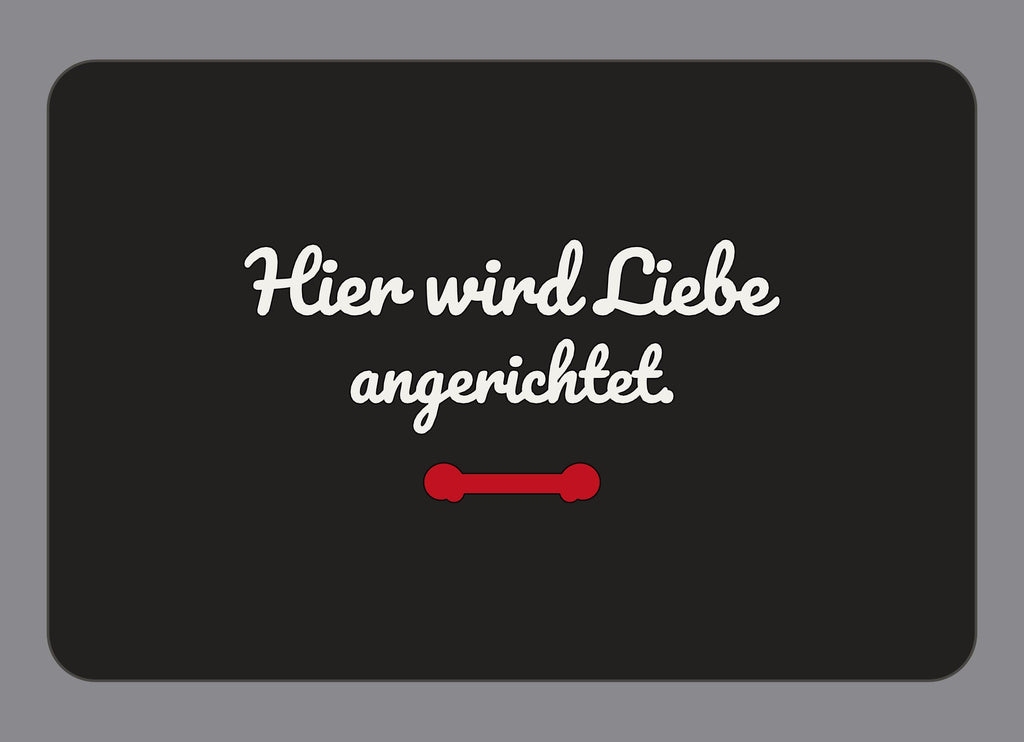 Display-Abdeckung passend für Thermomix TM7 – Hier wird Liebe angerichtet. | mehrfarbig, Wunschfarbe möglich