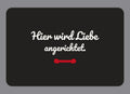 Display-Abdeckung passend für Thermomix TM7 – Hier wird Liebe angerichtet. | mehrfarbig, Wunschfarbe möglich