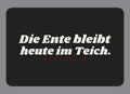 Display-Abdeckung passend für Thermomix TM7 – Die Ente bleibt heute im Teich. | mehrfarbig, Wunschfarbe möglich