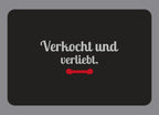 Display-Abdeckung passend für Thermomix TM7 – Verkocht und verliebt. | mehrfarbig, Wunschfarbe möglich