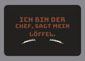Display-Abdeckung passend für Thermomix TM7 – Ich bin der Chef, sagt mein Löffel. | mehrfarbig, Wunschfarbe möglich