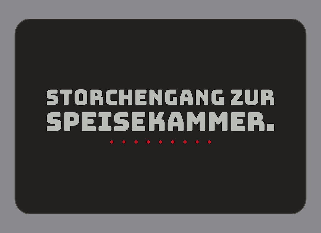 Display-Abdeckung passend für Thermomix TM7 – Storchengang zur Speisekammer. | mehrfarbig, Wunschfarbe möglich