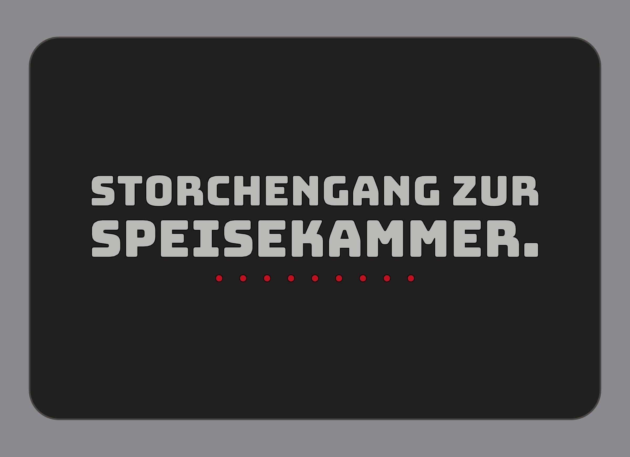 Display-Abdeckung passend für Thermomix TM7 – Storchengang zur Speisekammer. | mehrfarbig, Wunschfarbe möglich