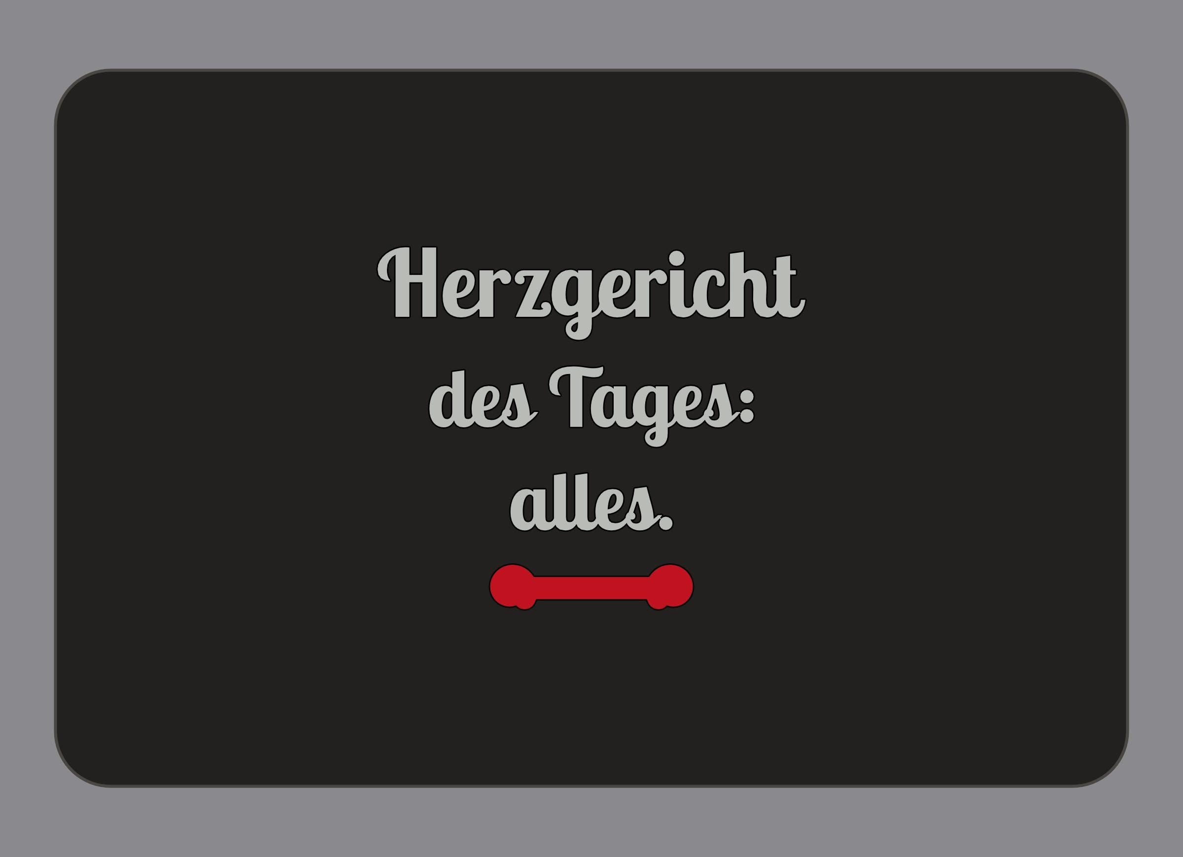 Display-Abdeckung passend für Thermomix TM7 – Herzgericht des Tages: alles. | mehrfarbig, Wunschfarbe möglich