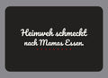 Display-Abdeckung passend für Thermomix TM7 – Heimweh schmeckt nach Mamas Essen. | mehrfarbig, Wunschfarbe möglich
