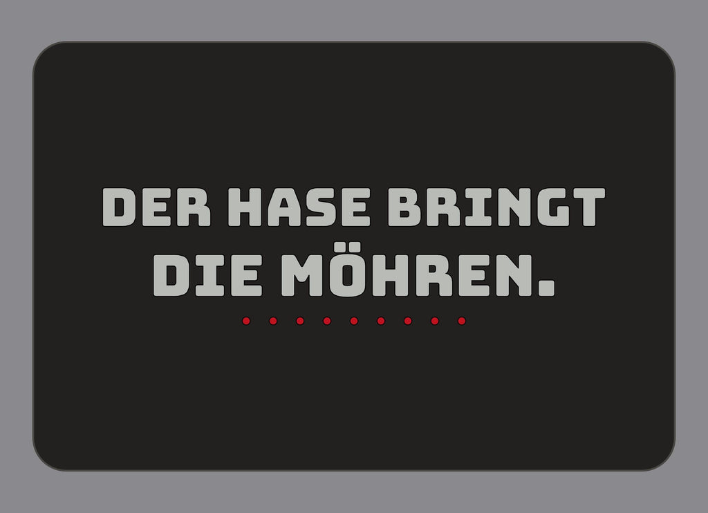 Display-Abdeckung passend für Thermomix TM7 – Der Hase bringt die Möhren. | mehrfarbig, Wunschfarbe möglich
