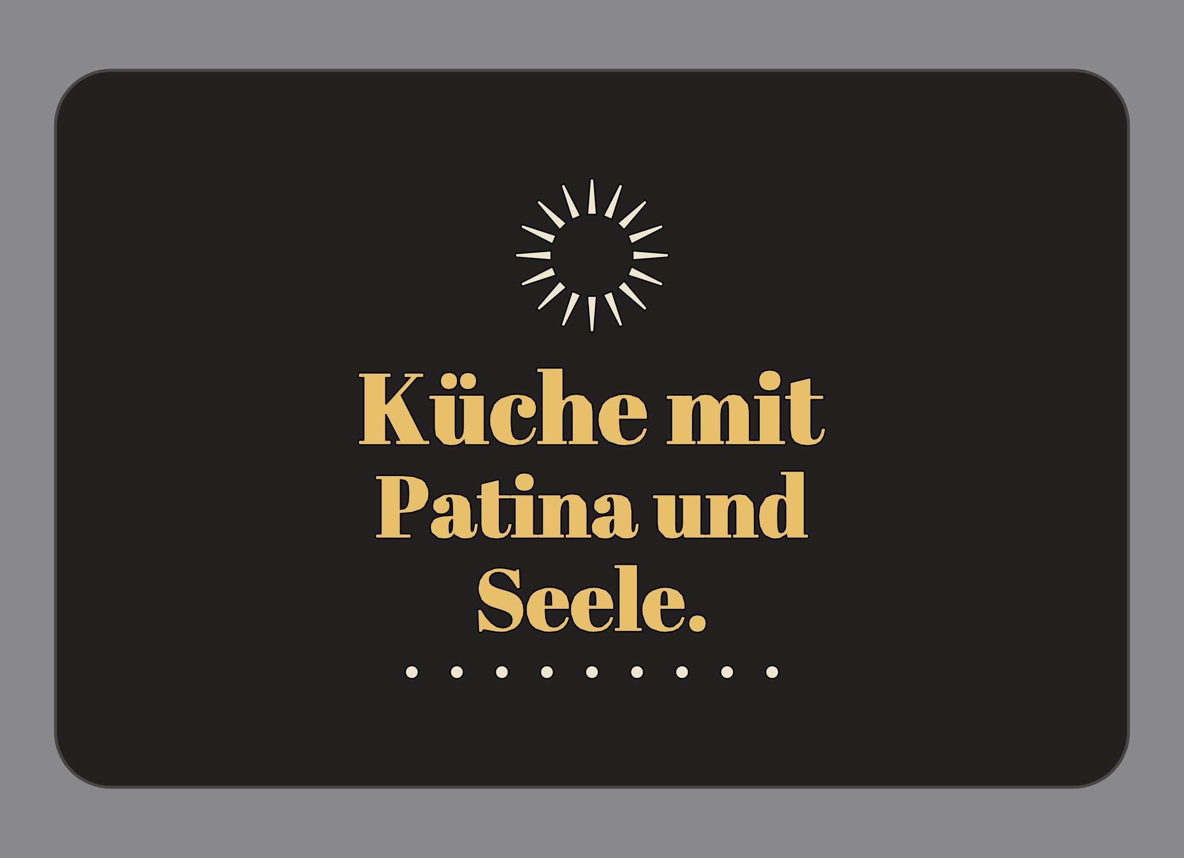 Display-Abdeckung passend für Thermomix TM7 – Küche mit Patina und Seele. | mehrfarbig, Wunschfarbe möglich