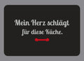 Display-Abdeckung passend für Thermomix TM7 – Mein Herz schlägt für diese Küche. | mehrfarbig, Wunschfarbe möglich