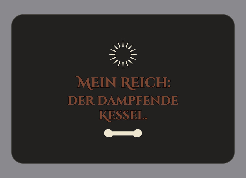Display-Abdeckung passend für Thermomix TM7 – Mein Reich: Der dampfende Kessel. | mehrfarbig, Wunschfarbe möglich