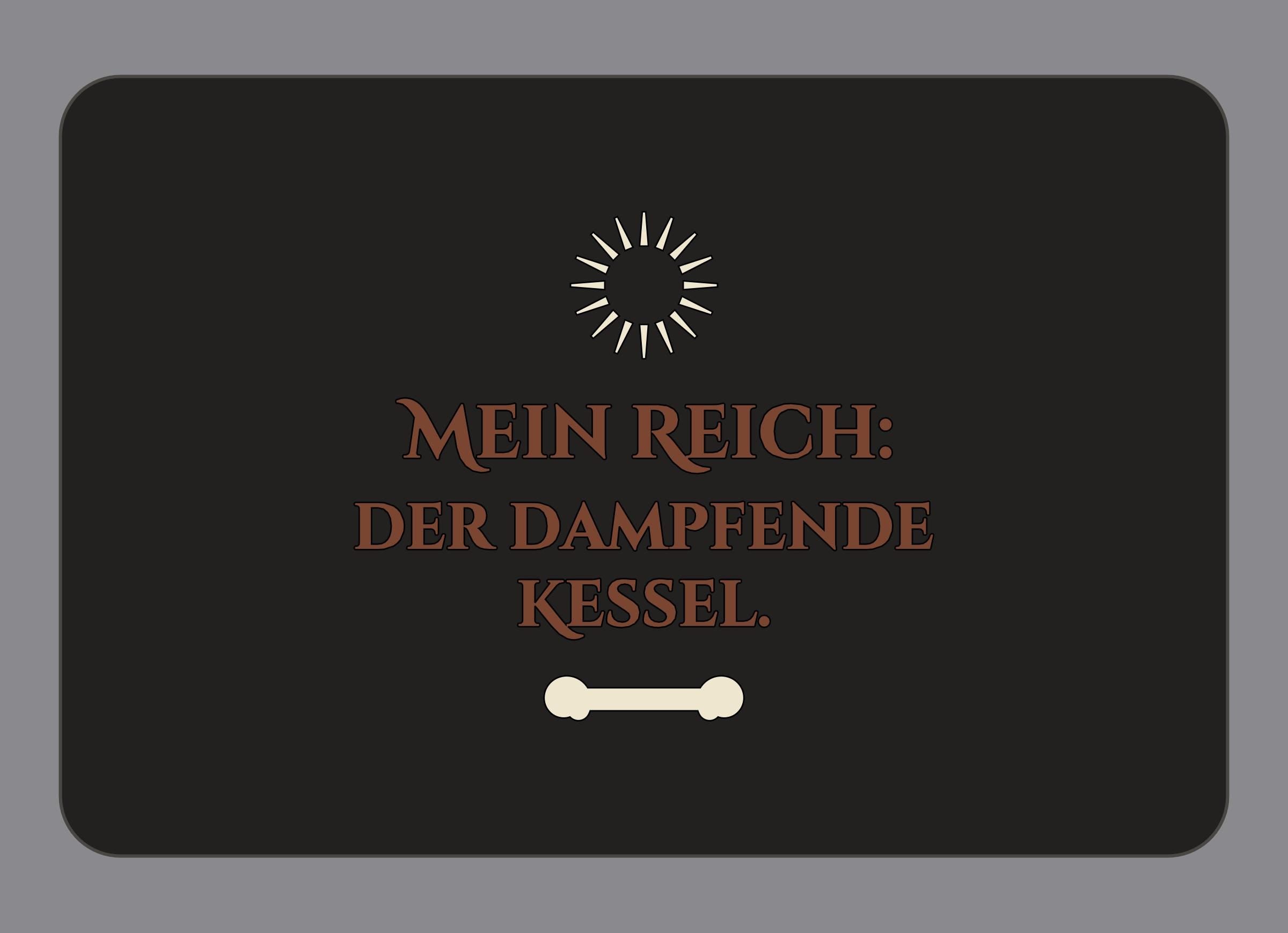 Display-Abdeckung passend für Thermomix TM7 – Mein Reich: Der dampfende Kessel. | mehrfarbig, Wunschfarbe möglich