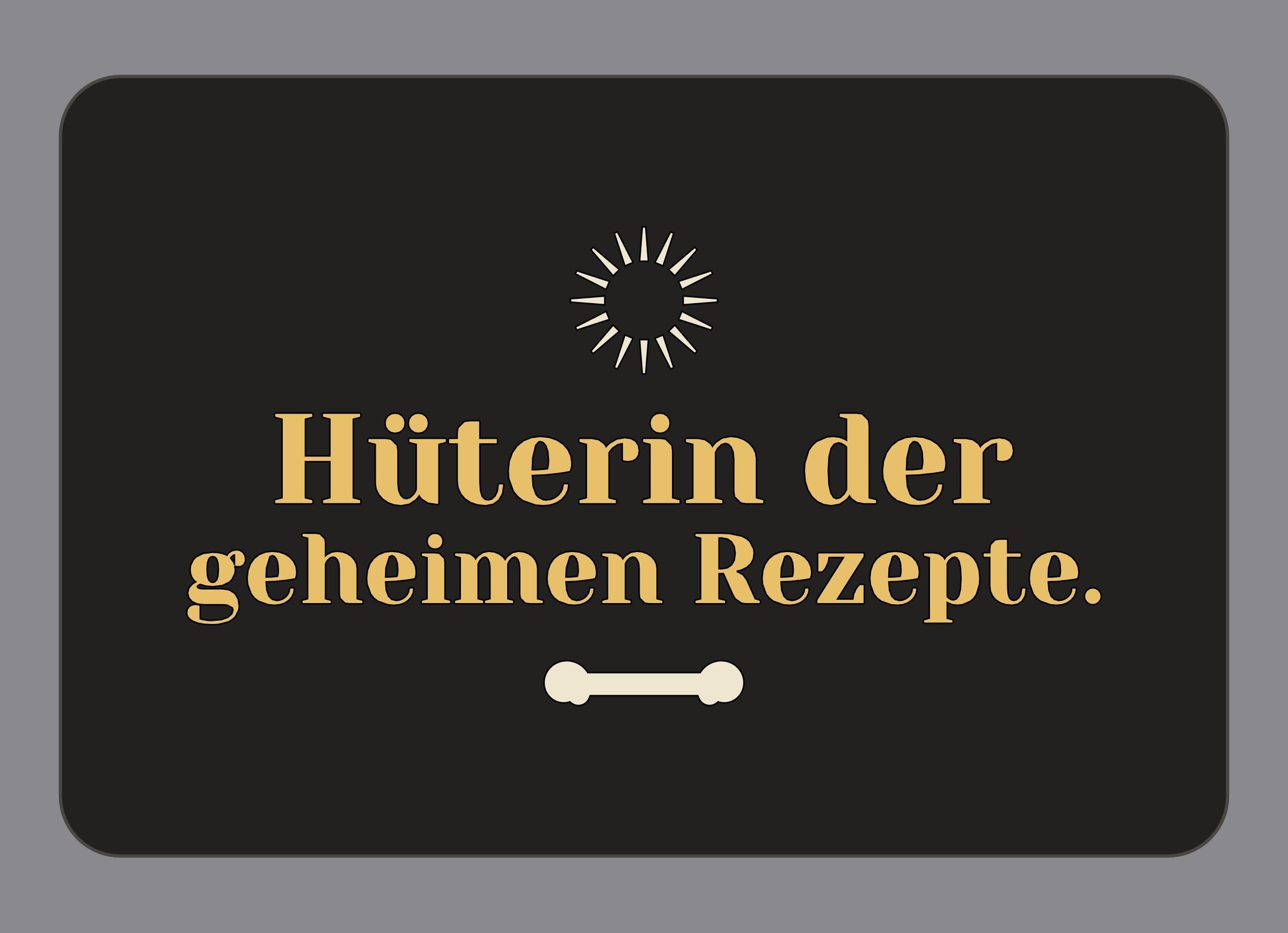 Display-Abdeckung passend für Thermomix TM7 – Hüterin der geheimen Rezepte. | mehrfarbig, Wunschfarbe möglich