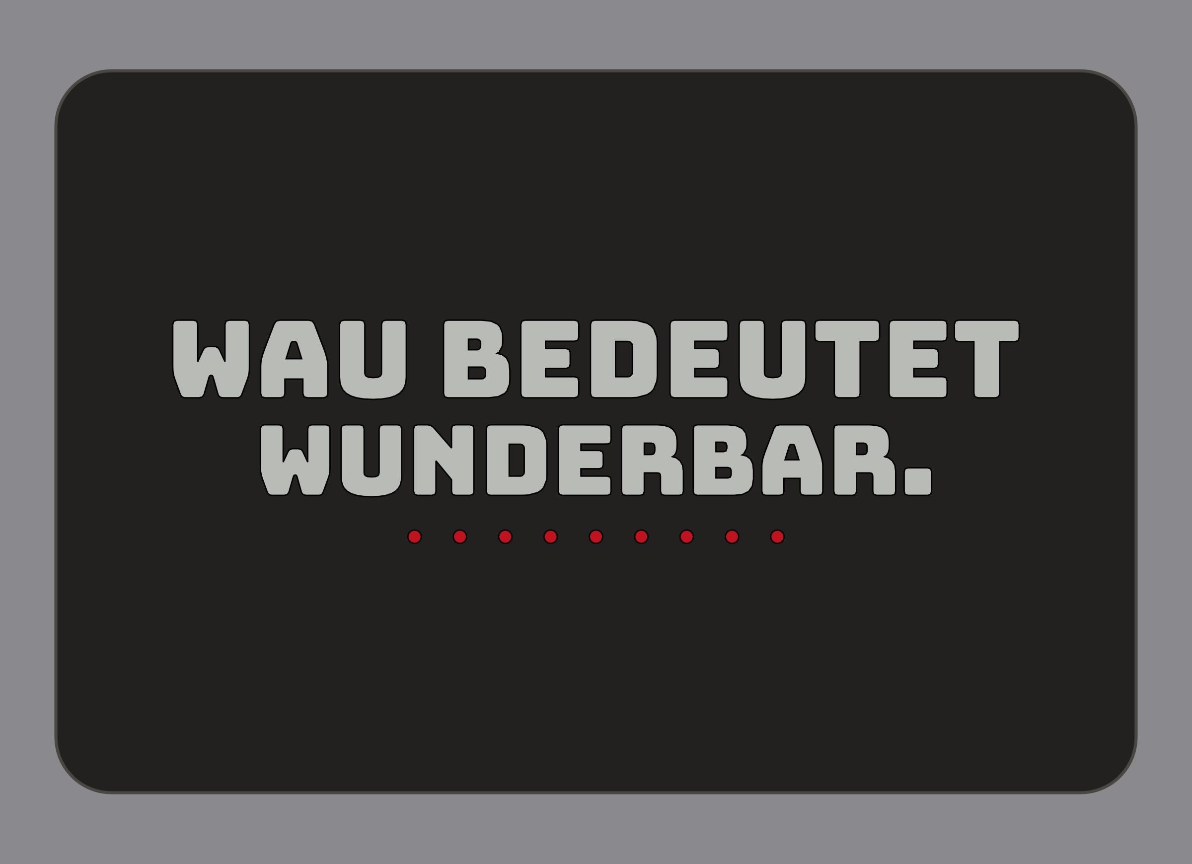 Display-Abdeckung passend für Thermomix TM7 – Wau bedeutet wunderbar. | mehrfarbig, Wunschfarbe möglich
