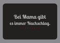 Display-Abdeckung passend für Thermomix TM7 – Bei Mama gibt es immer Nachschlag. | mehrfarbig, Wunschfarbe möglich