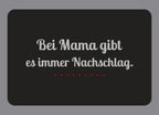 Display-Abdeckung passend für Thermomix TM7 – Bei Mama gibt es immer Nachschlag. | mehrfarbig, Wunschfarbe möglich