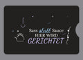 Display-Abdeckung passend für Thermomix TM6 – Sass statt Sauce | mehrfarbig, Wunschfarbe möglich