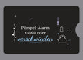 Display-Abdeckung passend für Thermomix TM6 – Pömpel-Alarm essen oder verschwinden | mehrfarbig, Wunschfarbe möglich