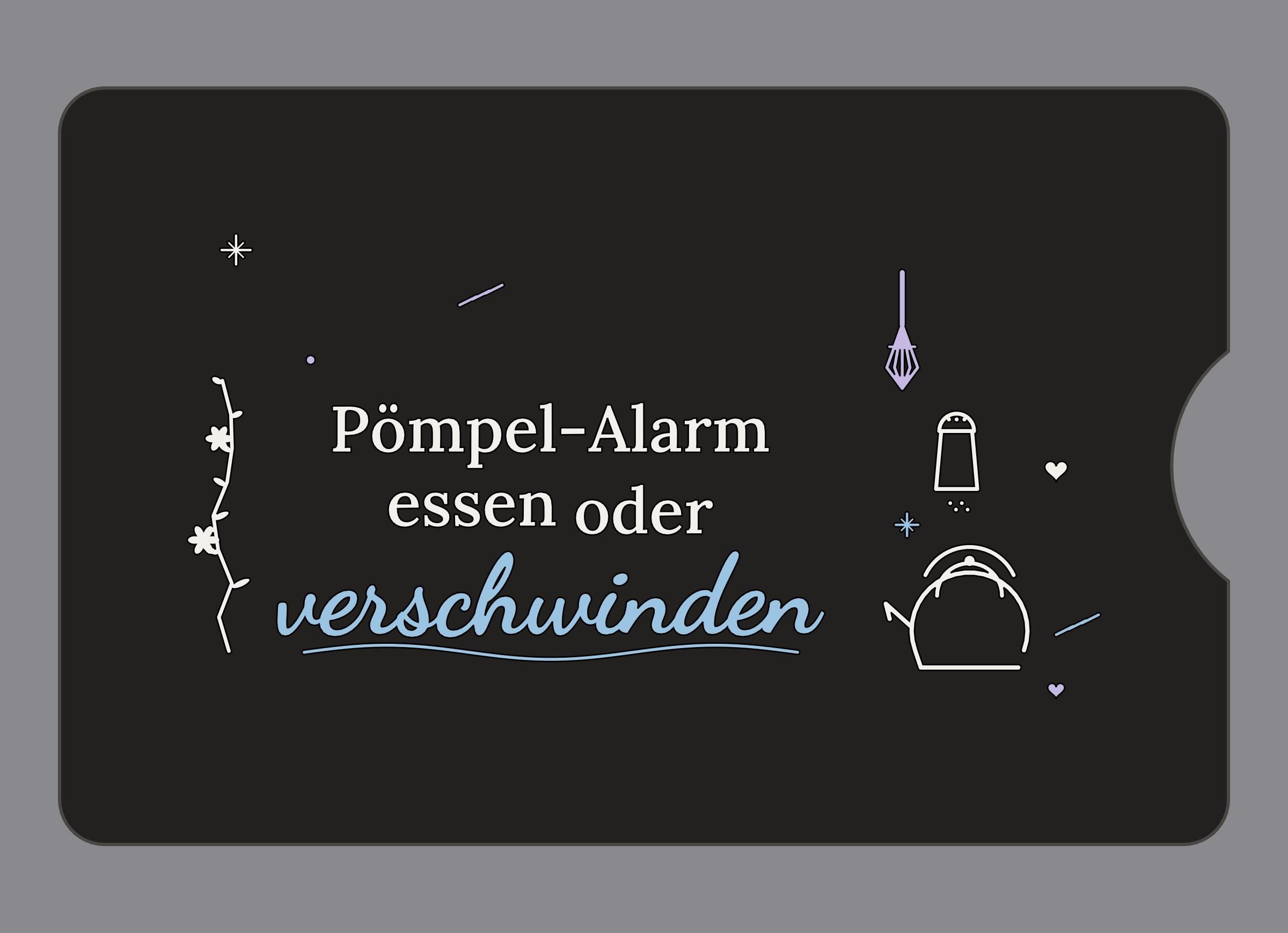 Display-Abdeckung passend für Thermomix TM6 – Pömpel-Alarm essen oder verschwinden | mehrfarbig, Wunschfarbe möglich