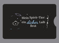 Display-Abdeckung passend für Thermomix TM6 – Mein Spirit-Tier: ein dicker Laib Brot | mehrfarbig, Wunschfarbe möglich