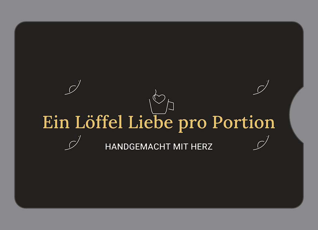 Display-Abdeckung passend für Thermomix TM6 – Ein Löffel Liebe pro Portion | mehrfarbig, Wunschfarbe möglich