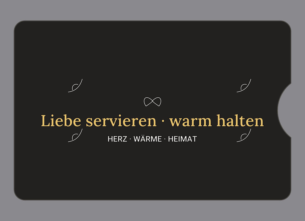Display-Abdeckung passend für Thermomix TM6 – Liebe servieren · warm halten | mehrfarbig, Wunschfarbe möglich