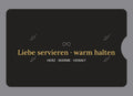Display-Abdeckung passend für Thermomix TM6 – Liebe servieren · warm halten | mehrfarbig, Wunschfarbe möglich